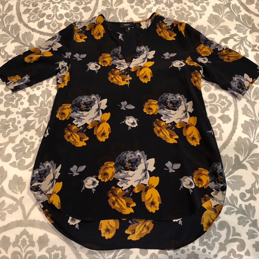 Theory Floral Top